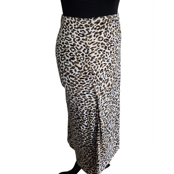 Cato Brown and Black Midi Skirt - Picture 3 of 4